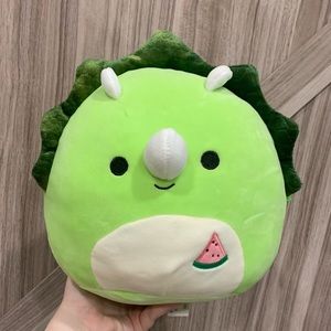 Squishmallows Tristan the Triceratops 8” Stuffed Plush
